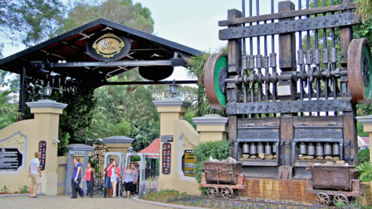 Gold Reef City, underground gold mine tour, Reef City Theme Park