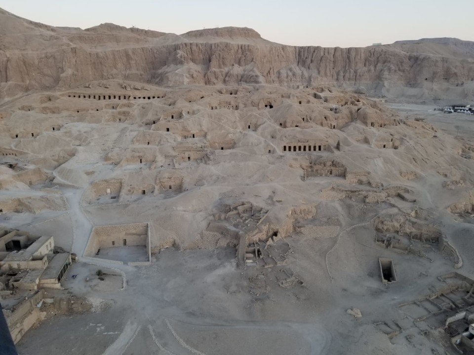 Valley of the Kings, West Bank of Luxor, the Nile at sunrise