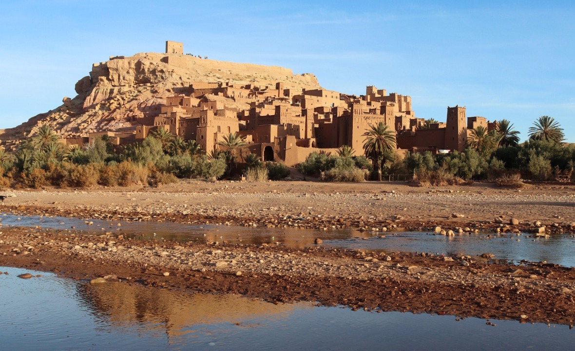 Erg Chebbi dunes, Ksar of Aït Benhaddou, Tizi n'Tichka mountain pass, Dadès Gorges