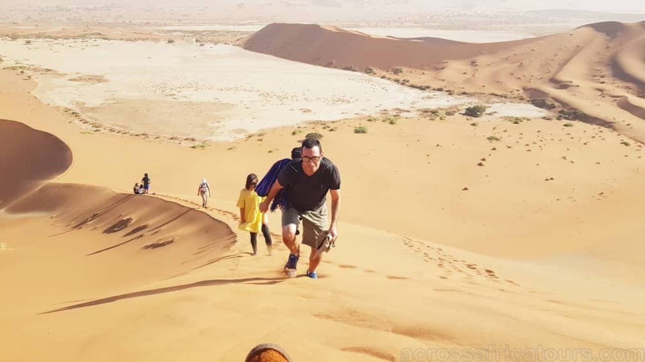 Dune 45 at sunrise, Sossusvlei and Deadvlei, Kolmanskop ghost town