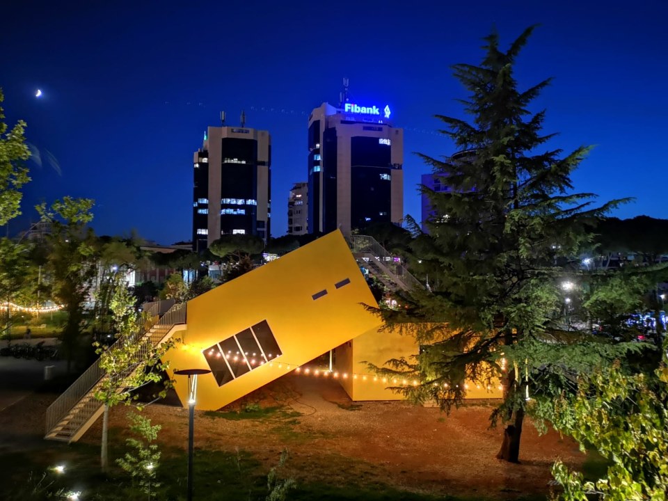 New Bazaar, Komiteti bar and mini museum, Pyramid of Tirana