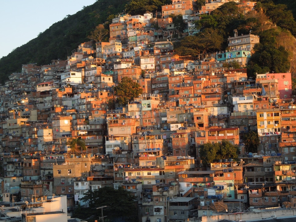 Favela alleys, Santa Tereza winding streets, Lapa nightlife, Tijuca Forest waterfall