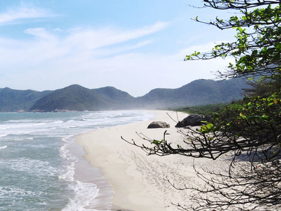 Praia da Barra near Pepê kiosk, Praia da Reserva, Pedra do Telégrafo