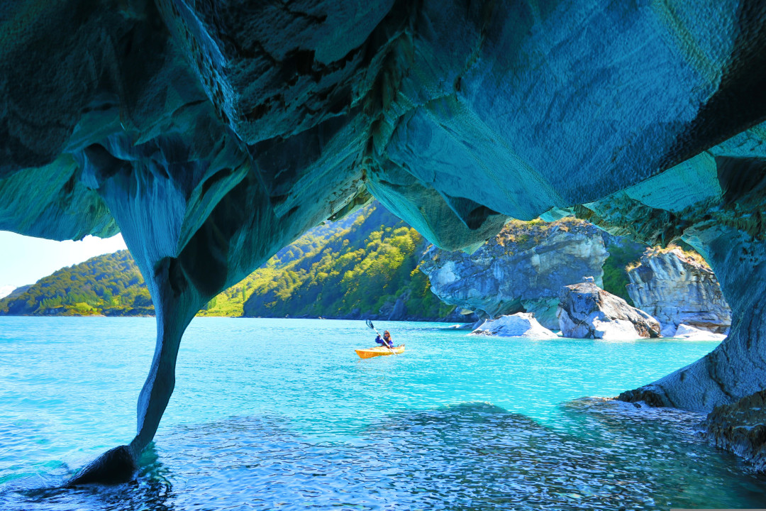 Cavernas De Mármol by boat, Ibáñez Valley, Dead Forest