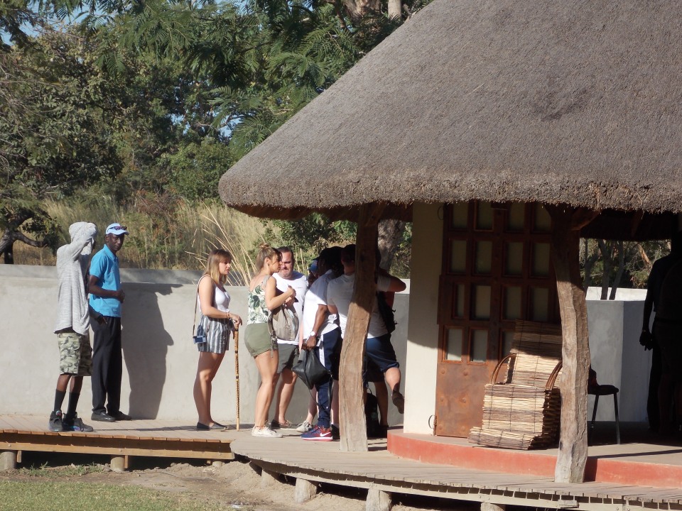 Banjul Ferry Terminal, Barra ferry crossing, Fathala Nature Reserve, giraffes and rhinos