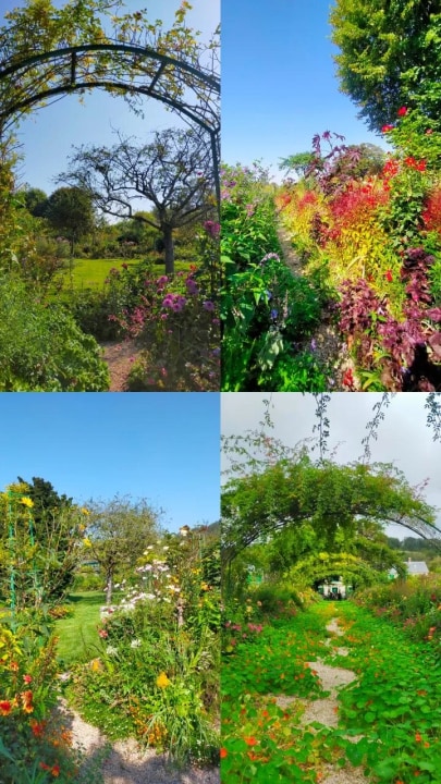Claude Monet's House, Colorful Gardens, Rouen Cathedral