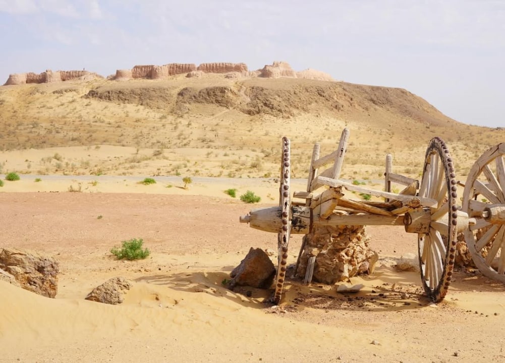 Ayaz Kala fortresses, Toprak Kala ruins, Kyzyl Kala outpost