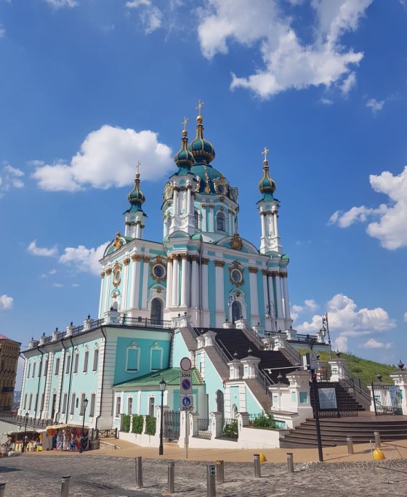 Saint Sophia Cathedral, Kyiv, Golden Gate, Kyiv, St. Michael's Golden-Domed Monastery, Dnieper River