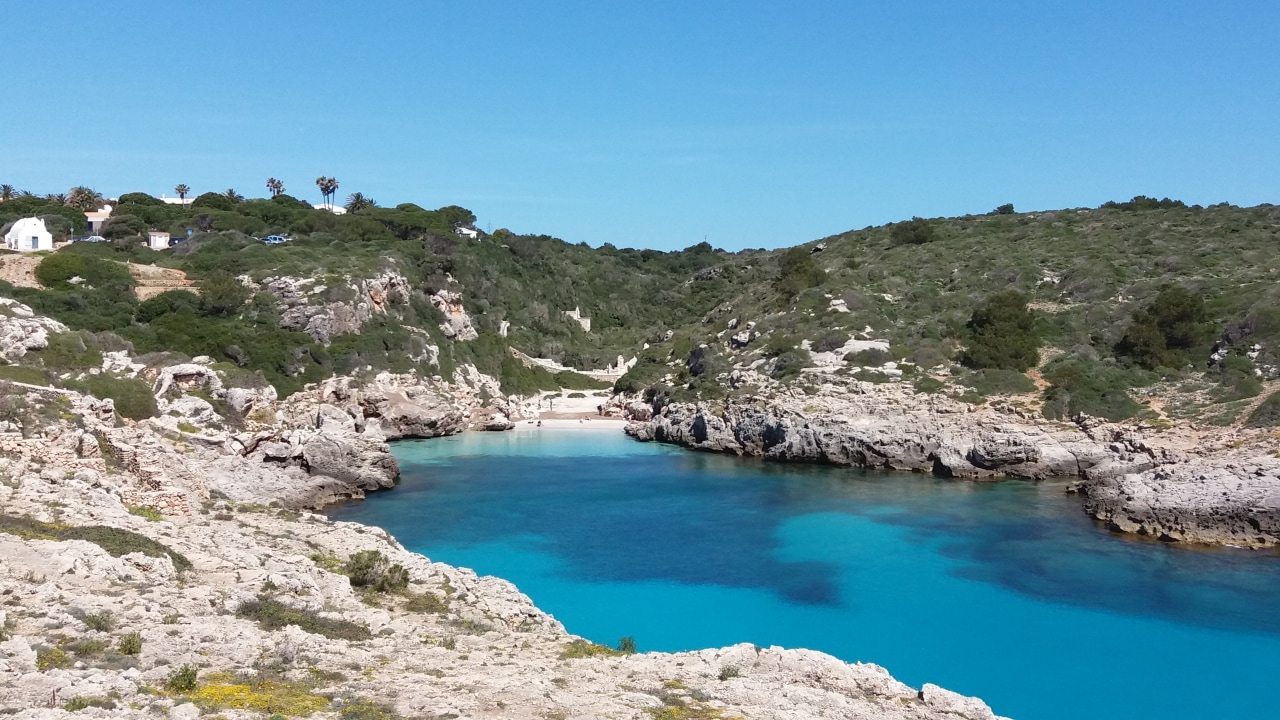 Cala Galdana coastline, Monte Toro summit, Trepucó talaiotic site