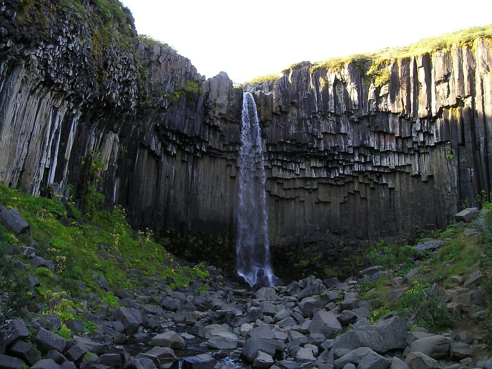 Dimmuborgir lava fields, Hverfjall crater rim, Viti crater's green lake, Dettifoss waterfall