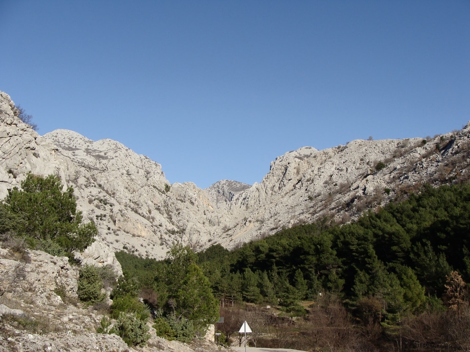 Paklenica National Park, Velika Paklenica and Mala Paklenica, southern slopes of Velebit