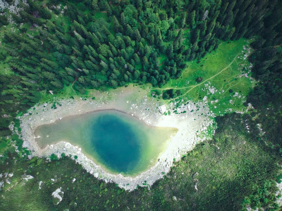 Black Lake's scenic shores, Durmitor National Park forests, Đurđevića Tara Bridge, Žabljak mountain town