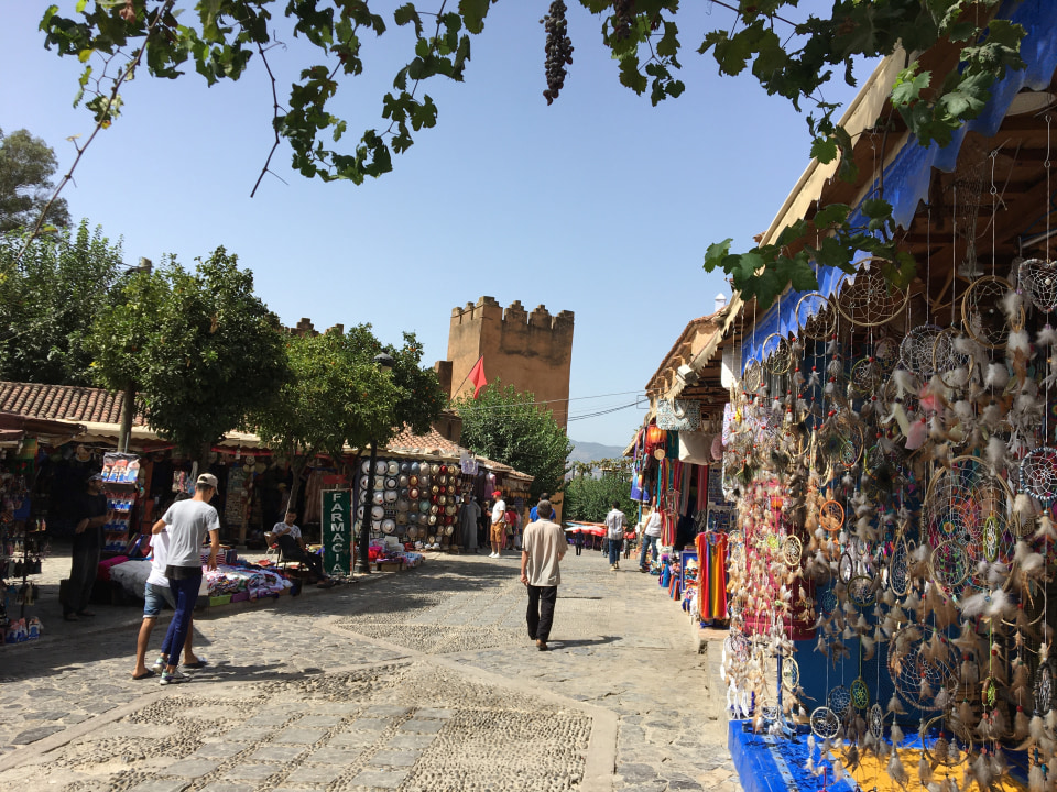 Rif Mountains, Chefchaouen Medina, Outa Hammam Square, Laundries of Chefchaouen