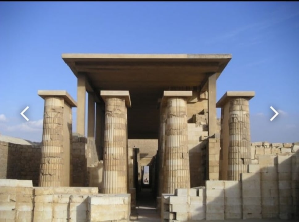 Great Pyramid of Giza, Great Sphinx of Giza, Pyramid of Djoser in Sakkara