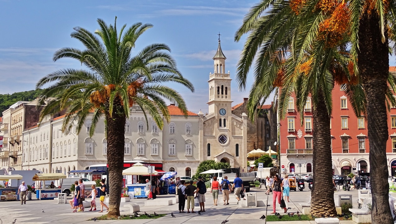 Diocletian's Palace, Peristyle Square, Cathedral of Saint Domnius