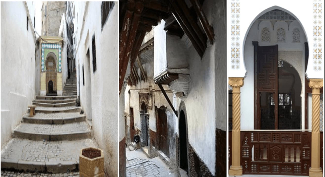 Casbah of Algiers, Notre-Dame d'Afrique on the promontory, Maqam Echahid national monument, Botanical Garden of Hamma