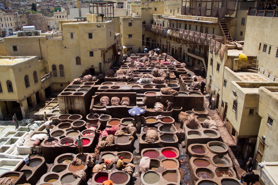 Bab Bou Jeloud, Bou Inania Madrasa, University of al-Qarawiyyin, Chouara Tannery