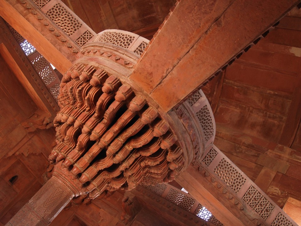 Chand Baori stepwell, Fatehpur Sikri red sandstone, Bundi streets