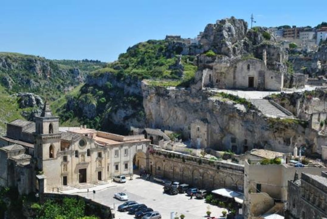 Sassi di Matera, Sasso Caveoso and Sasso Barisano, Apulian-Romanesque Cathedral, Belvedere di Murgia Timone