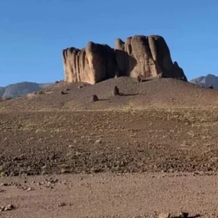 col de Tizi N'Tichka, plateau N'Ouarg, Kouaouck, oasis d'Ighazzoun