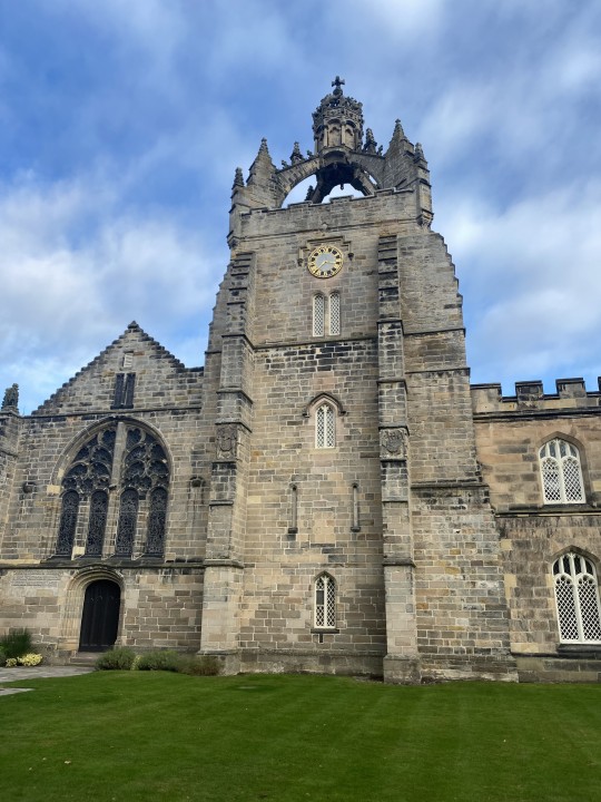King's College crown tower, Old Aberdeen Town House, Cruickshank Botanic Garden, St Machar's Cathedral