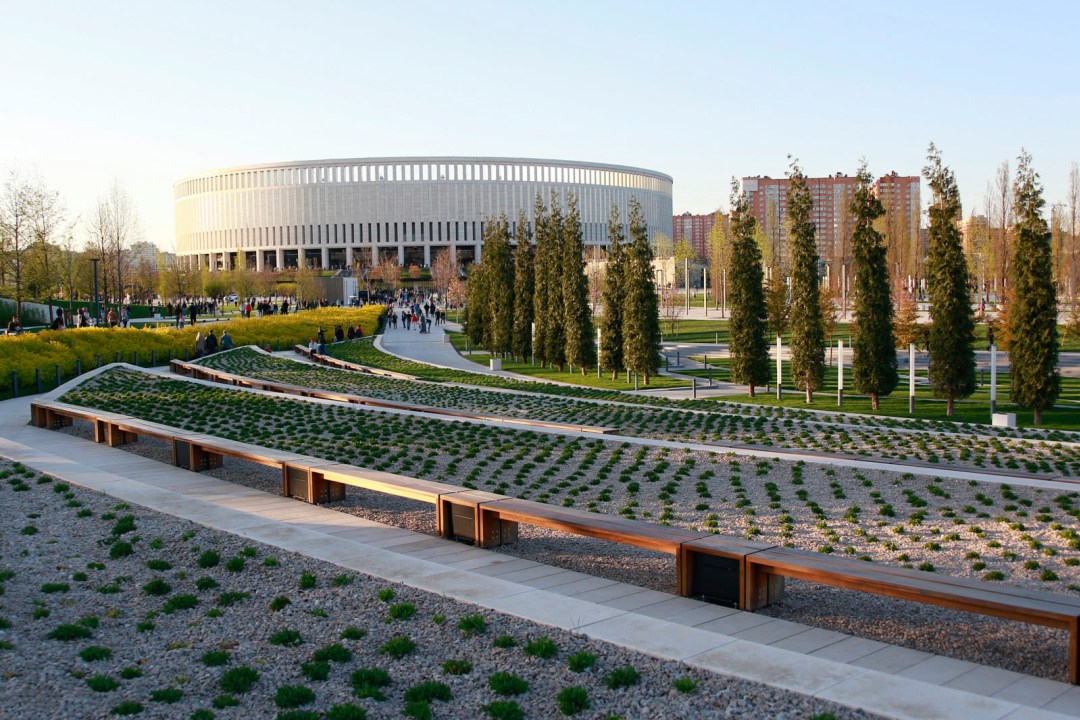 Krasnodar, Krasnaya Street, Kuban River Embankment, FC Krasnodar Park