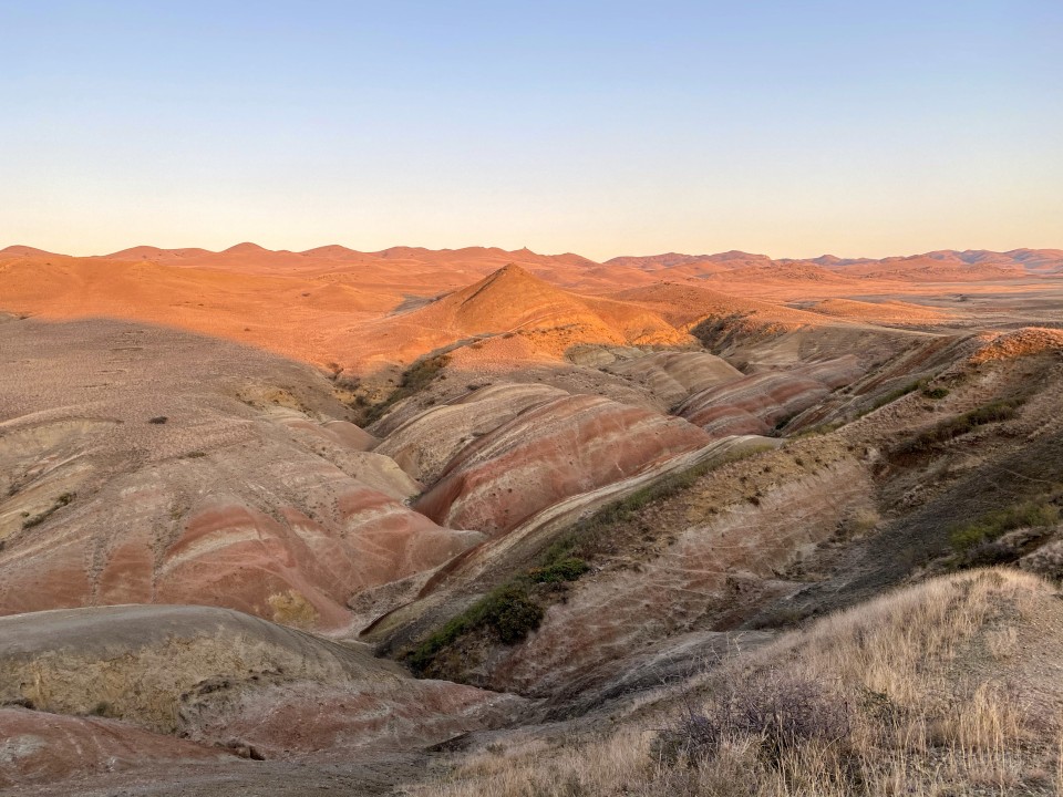 David Gareja Monastery complex, Rainbow Mountains, Mravaltkharo Lake, Salty Lakes