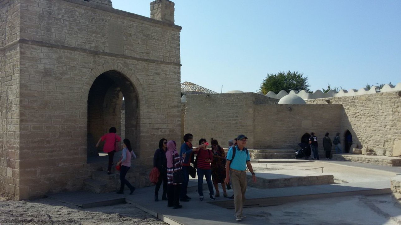 Ateshgah Fire Temple, Yanardag Burning Mountain, Heydar Aliyev Cultural Centre