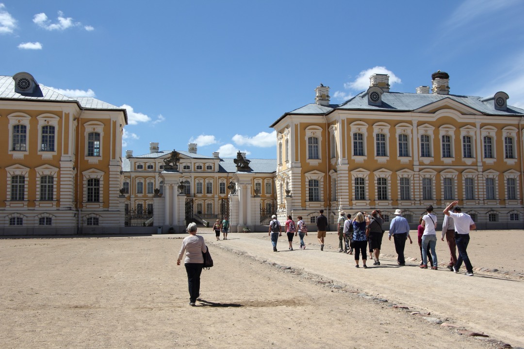 Bauska Castle, Rundale Palace, French-style gardens, Jelgava Palace