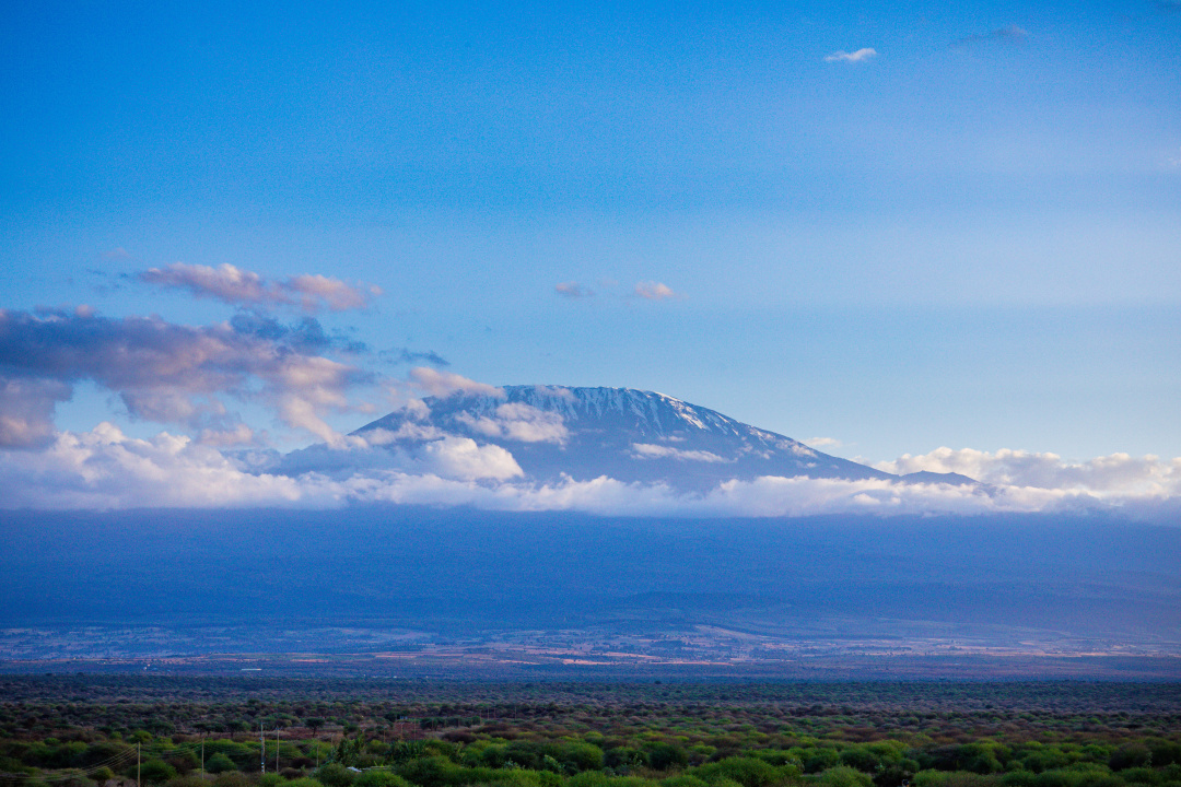 Mandara Hut, Maundi Crater, views toward Taveta and Mawenzi Peak