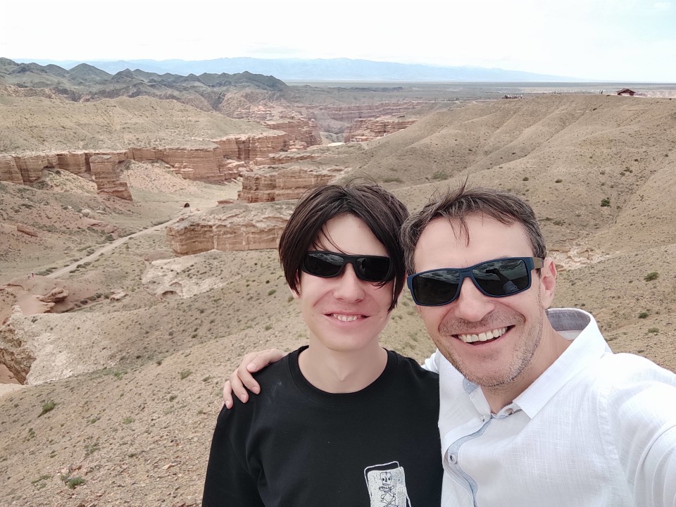 Charyn Canyon's Valley of Castles, Charyn River, White Canyon, Kazakh steppe