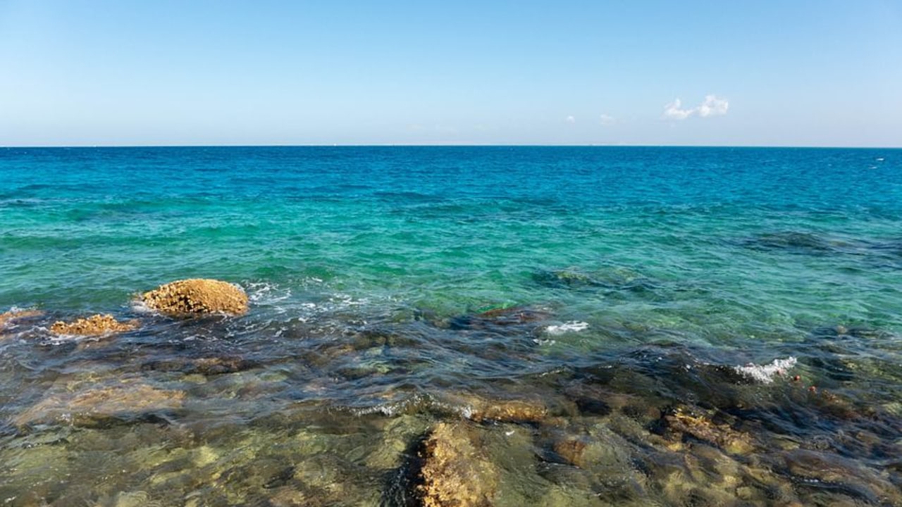 Hurghada coastline, Red Sea waters, Sandy Island beach