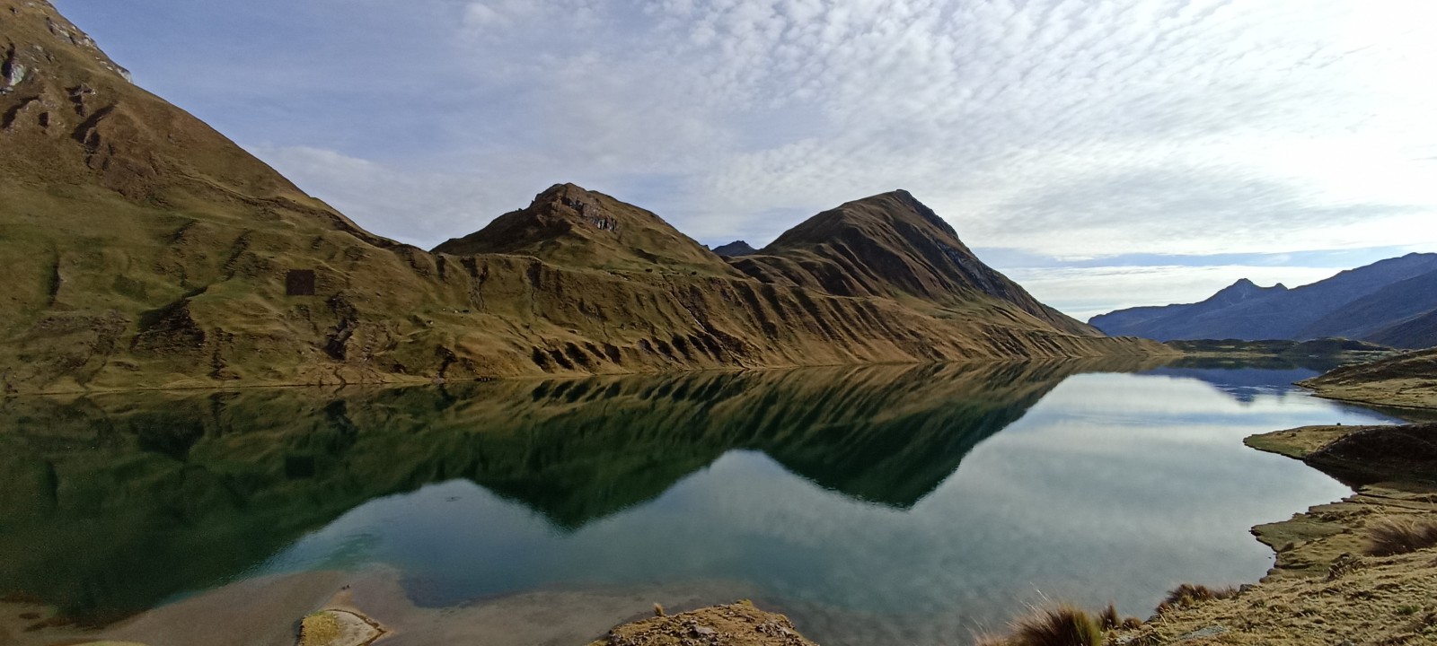 Cordillera Huayhuash, Carhuacocha, nevado Yerupajá, paso Jahuapunta