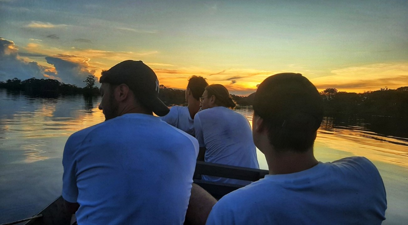 Meeting of the Waters, pink river dolphins, jungle campsite