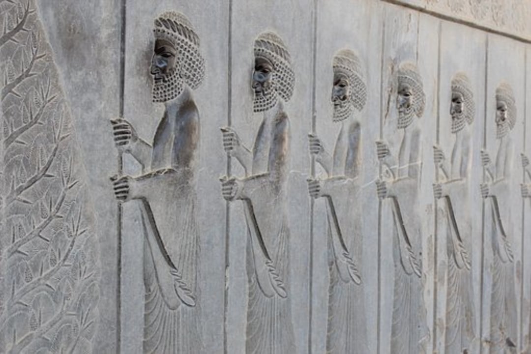 Eram Garden, Pink Mosque, Persepolis, Bas Reliefs of Tang-Chogan