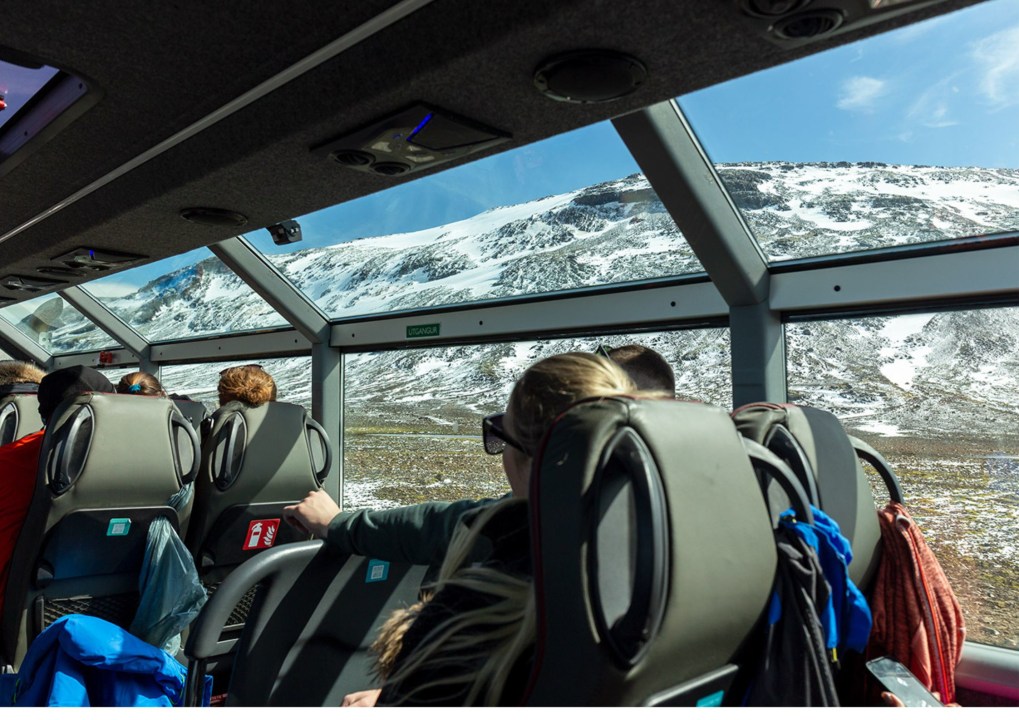 Langjökull Glacier, Natural Ice Cave, Gullfoss Waterfall, Icelandic Highlands