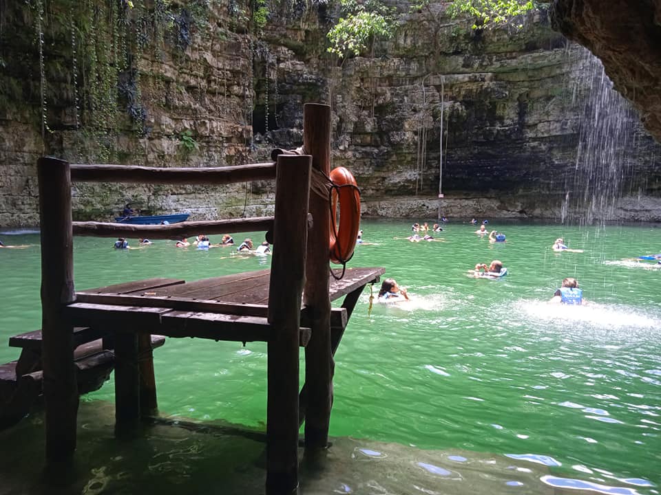 Chichén Itzá archaeological site, cenote Xcajum, Valladolid streets