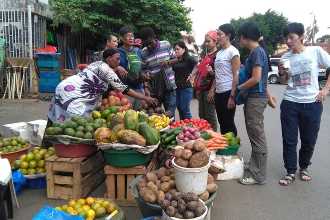 Moshi, farmer market, Old Railway Station, Clock Tower