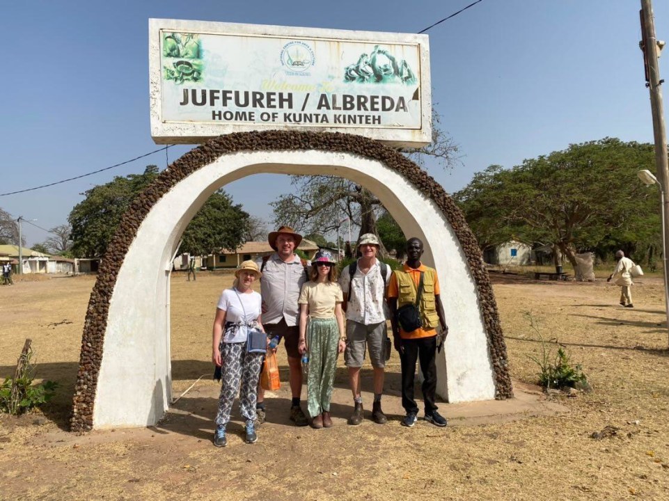 River Gambia north bank, Juffureh village and Museum of Slavery, Kunta Kinteh Island ruins