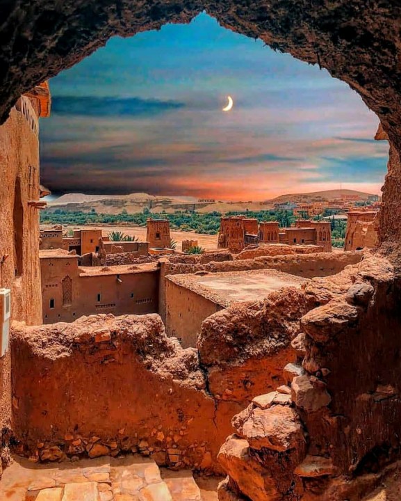 Erg Chebbi dunes, Ziz Valley palm oases, Ksar of Aït Benhaddou
