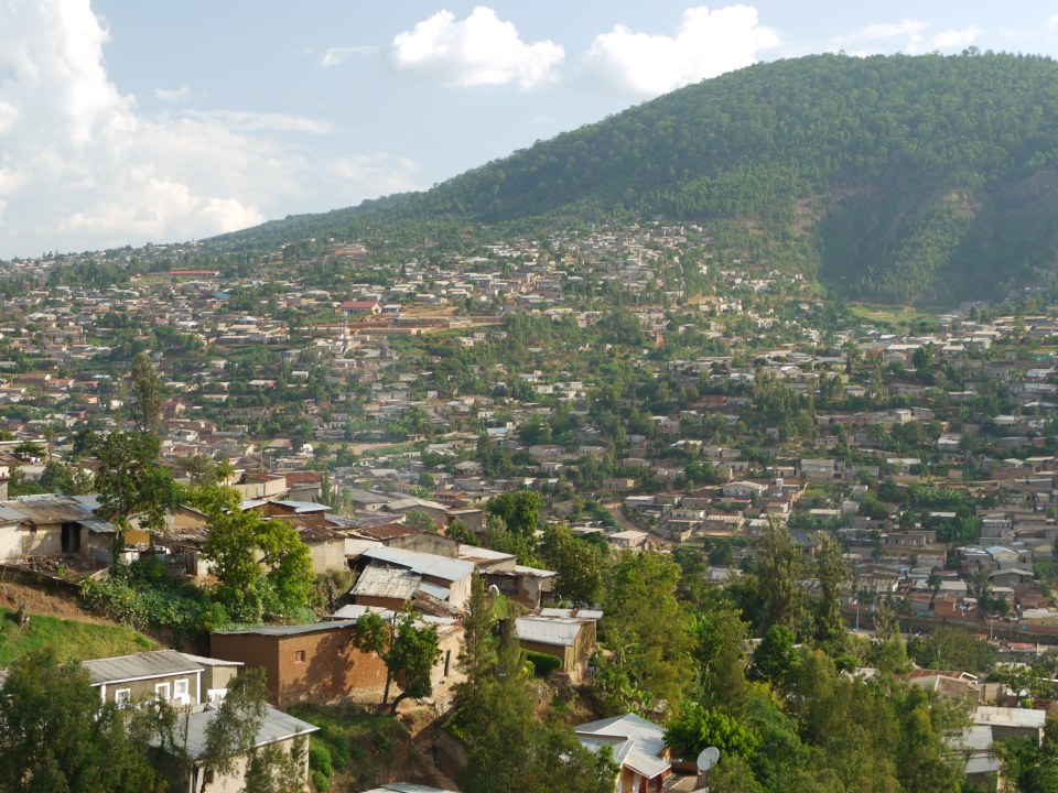 Mount Kigali panoramas, Kigali Genocide Memorial, Nyamirambo Women Centre markets