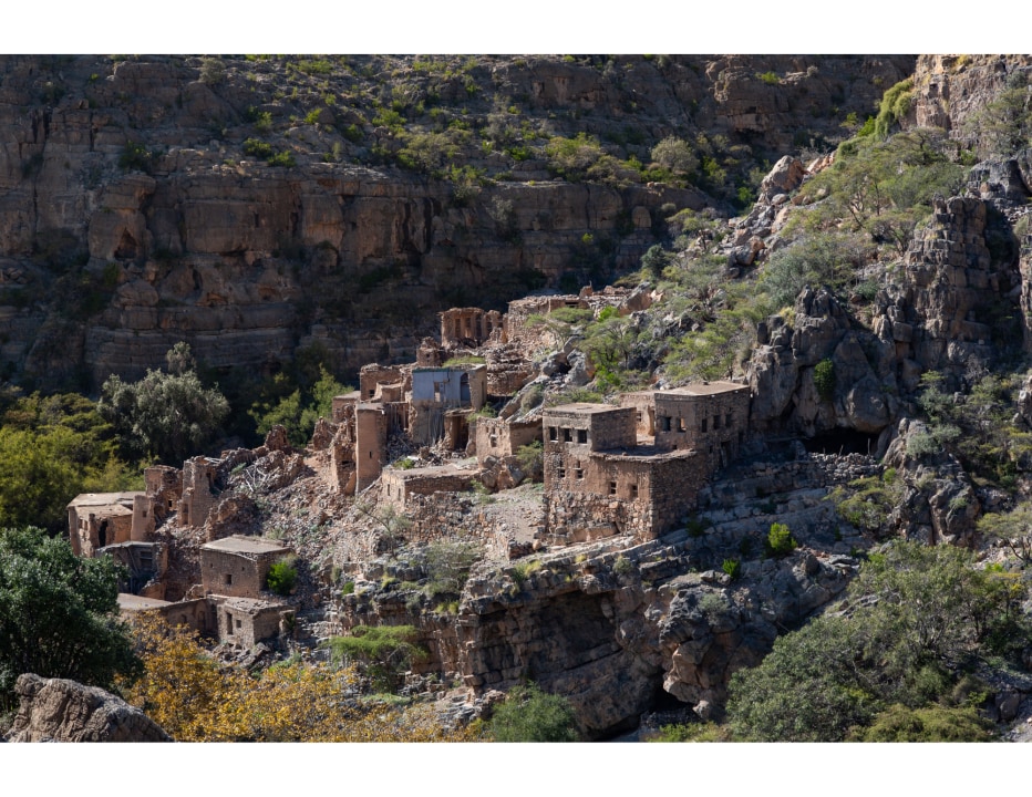 Birkat Al Mouz palm gardens, Falaj Al Khatmayn irrigation, Al Jabal Al Akhdar mountain panoramas
