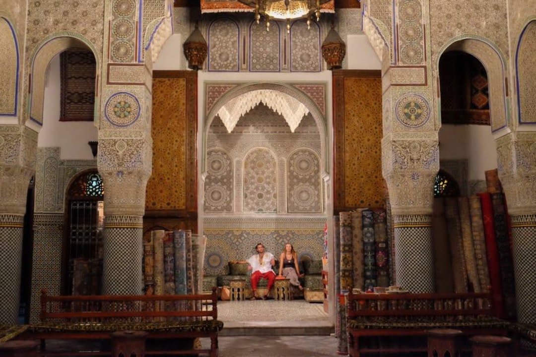 Erg Chebbi dunes, Merzouga camel trek, Ksar of Aït Benhaddou, Jemaa el-Fnaa