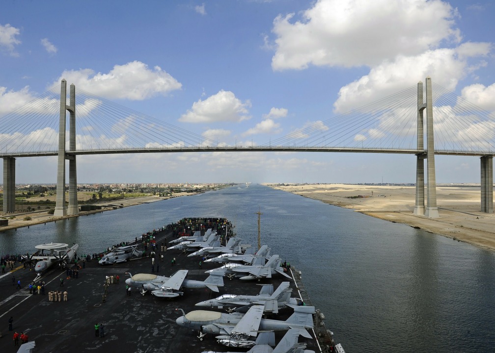 Suez Canal, El Ferdan Railway Bridge, Unknown Soldier Monument, Ismailia seafood lunch