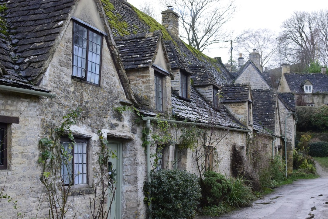 Bath streets, Castle Combe village lanes, Bibury riverside, Bourton-on-the-Water stone bridges