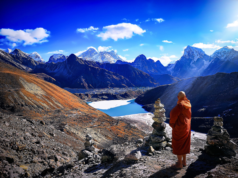 Larkya-La Pass, Manaslu Valley, Birendra Lake