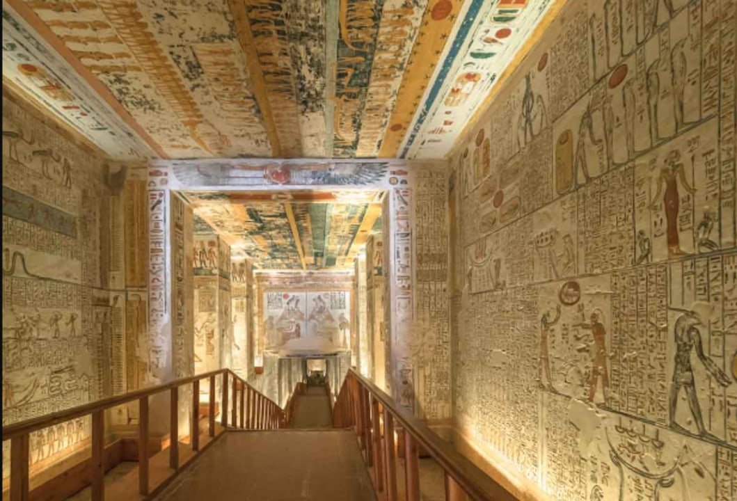 Valley of the Kings, Mortuary Temple of Hatshepsut, Colossi of Memnon
