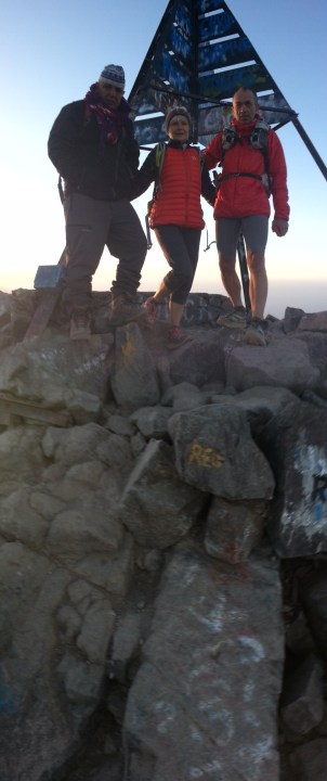 Jebel Toubkal summit, Toubkal Refuge, the village of Aremd, Sidi Chamarouch shrine