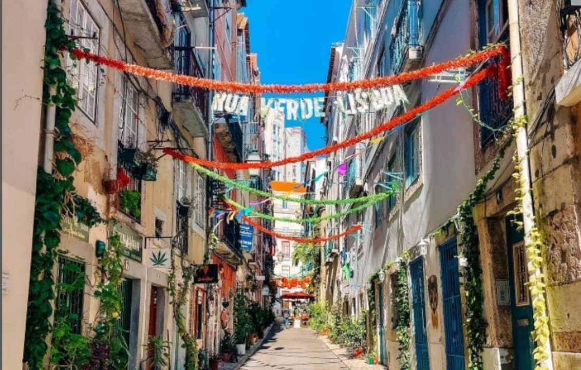Bairro Alto alleyways, Chiado cafés, Portuguese Parliament façade, Cais do Sodré waterfront