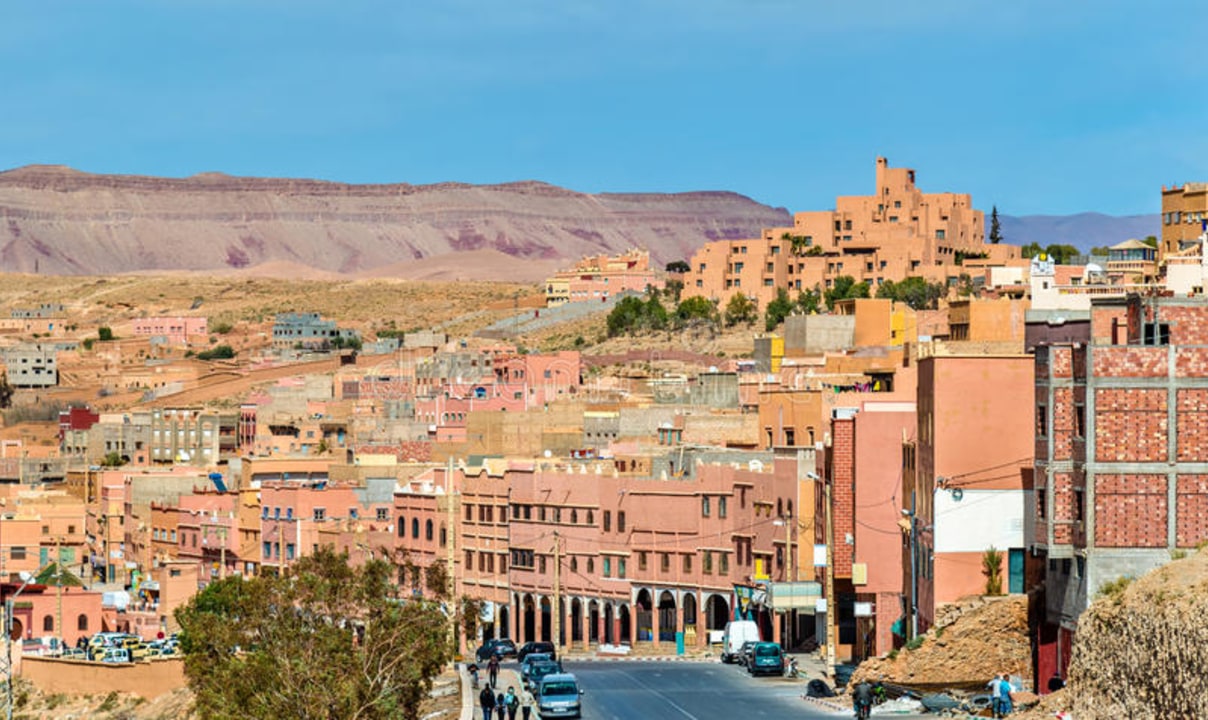 Ksar of Aït Benhaddou, High Atlas Mountains, Erg Chebbi dunes